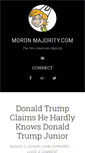 Mobile Screenshot of moronmajority.com